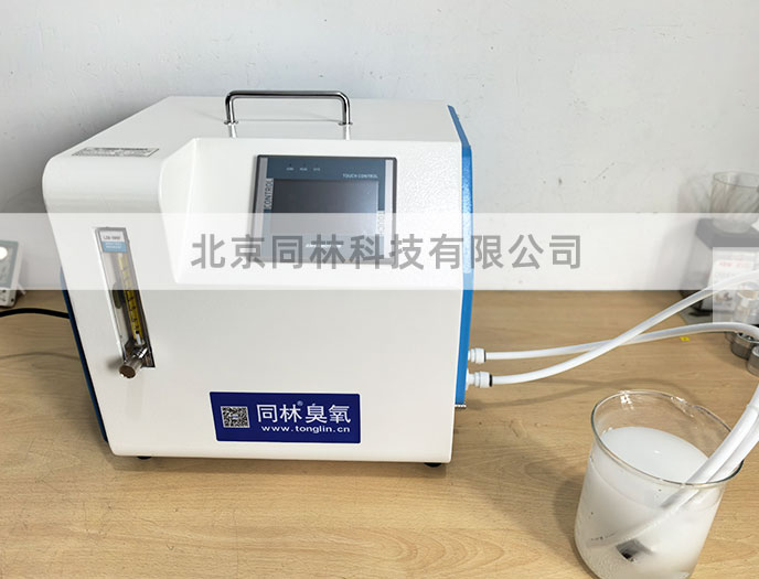 臭氧微纳米气泡机测试现场