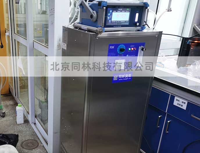 某大学臭氧发生器一体机测试现场